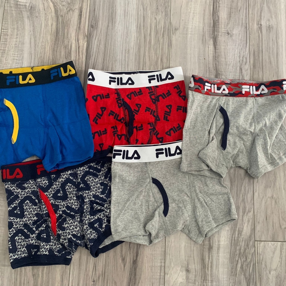 Paquet 5 boxers FILA Garçon